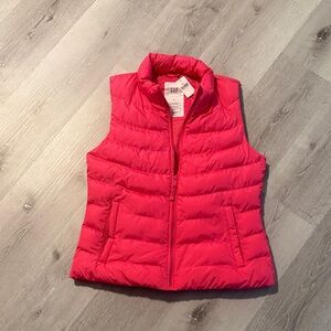 GAP‎ Vibrant Pink Quilted Vest